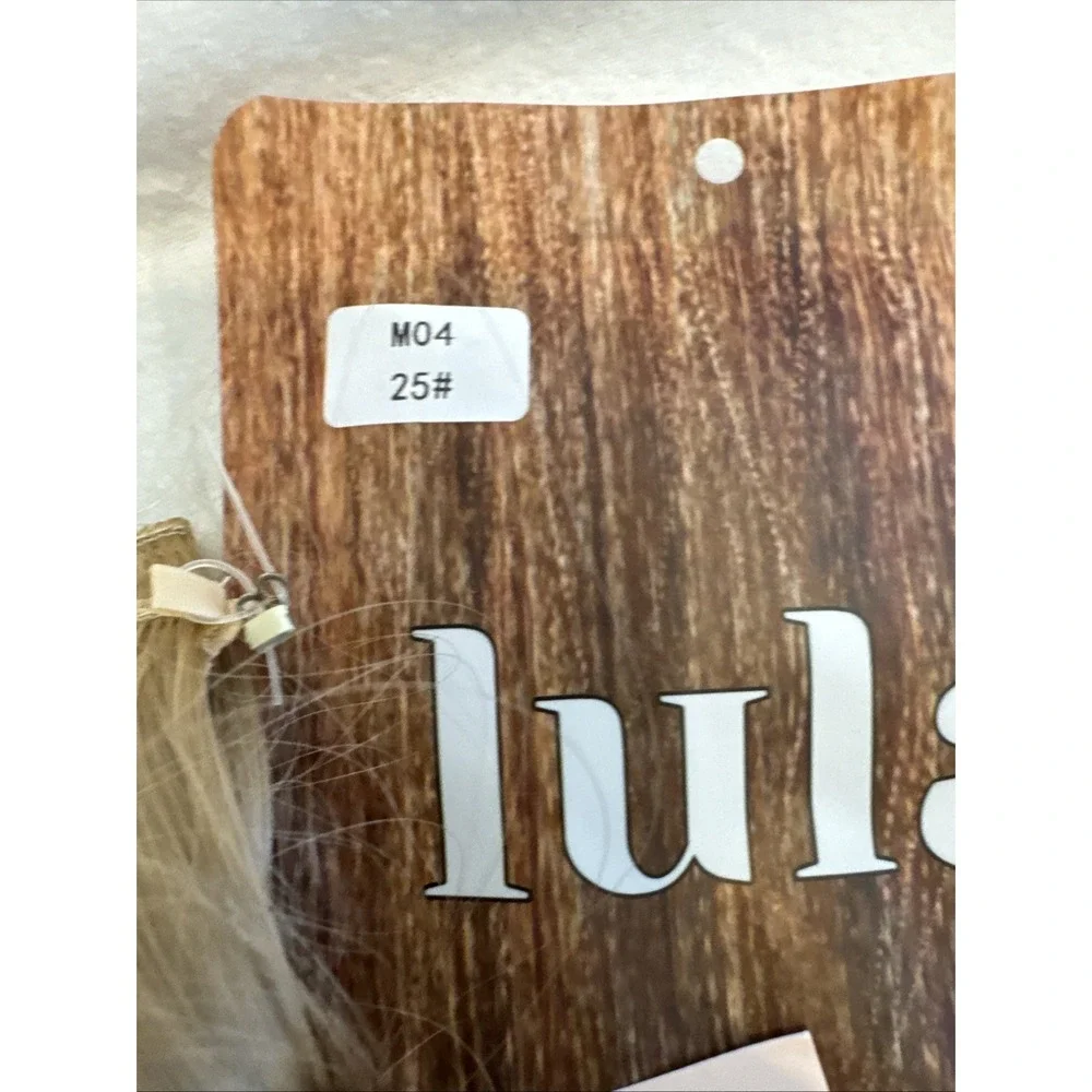 LULA Hair Extension HALO MO4 25# Blonde PREMIUM QUALITY NEW W TAGS